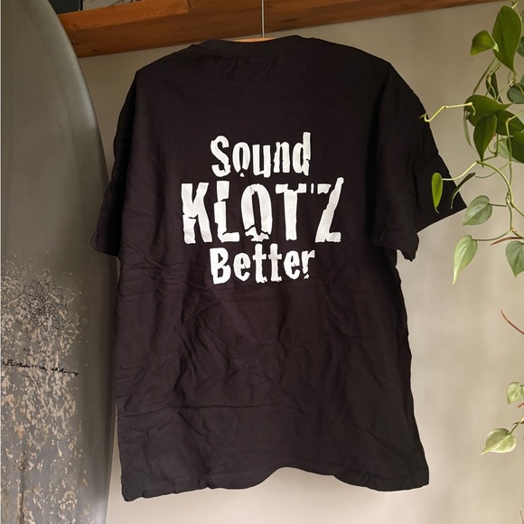 KLOTZ CABLES rock shirt size large men band design backhit - Picture 3 of 4